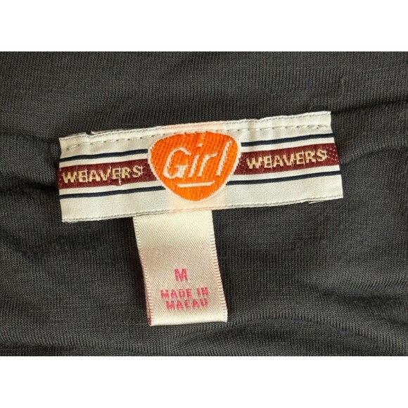 Weavers Girl Moto Boho Tank Top Earthy Green Metal‎ Sequin Tee Medium Coastal - Picture 4 of 4